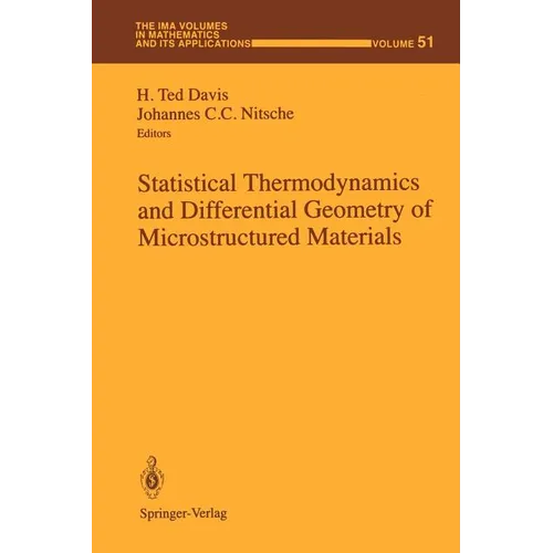 Statistical Thermodynamics and Differential Geometry of Microstructured Materials