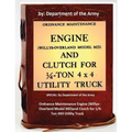 Ordnance Maintenance Engine (Willys-Overland Model MD)and Clutch for 1/4-Ton 4X4 Utility Truck: by Department of the Army