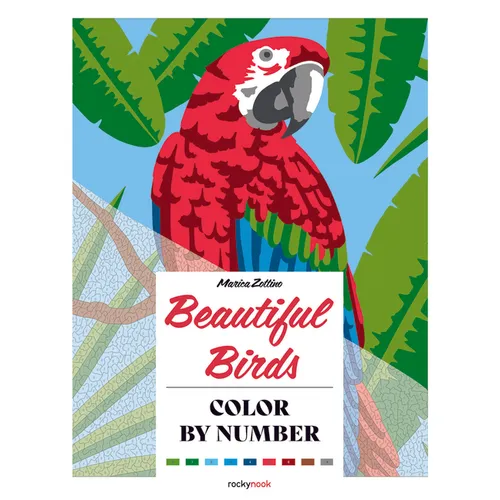 Beautiful Birds: Color by Number