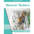 Mystery Wild Animals: Grayscale Photo Adult Coloring Book of Animals, Relaxation Stress Relief Coloring Book: Series of coloring book for ad