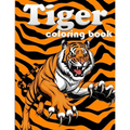 Tiger coloring book: 100 page amazing animal coloring book for your kids