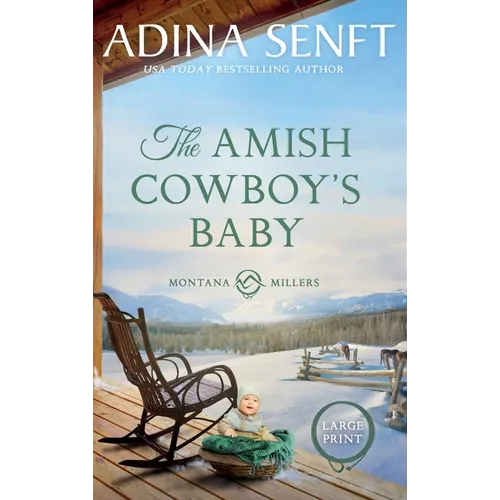 The Amish Cowboy's Baby (Large Print Hardcover)