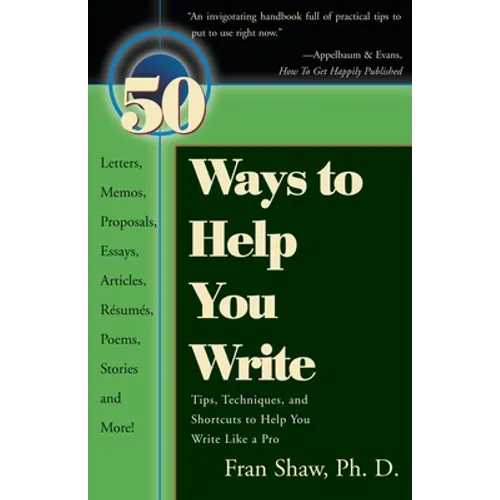 50 Ways to Help You Write