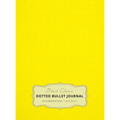 Large 8.5 x 11 Dotted Bullet Journal (Yellow #6) Hardcover - 245 Numbered Pages