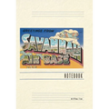 Vintage Lined Notebook Greetings from Savannah Air Base