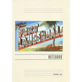 Vintage Lined Notebook Greetings from Ft. Lauderdale, Florida