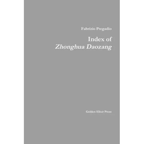 Index of Zhonghua Daozang
