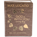 God Is with You Every Day, Deluxe Leathersoft Over Board: Daily Devotions of Hope and Comfort for When Life Feels Uncertain (a 365-Day Devotional) - Imitation Leather