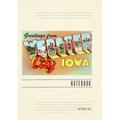 Vintage Lined Notebook Greetings from Webster City