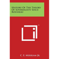 History of the Theory of Sovereignty Since Rousseau