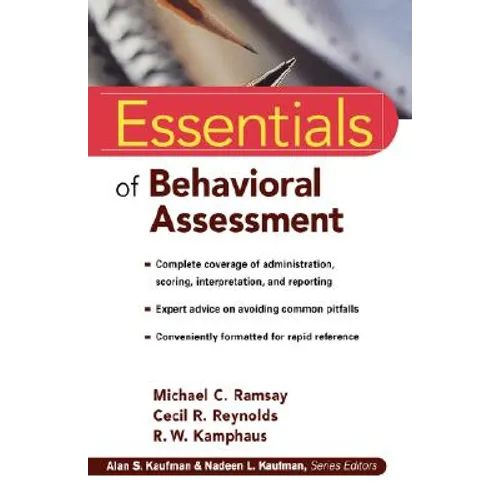Essentials of Behavioral Assessment