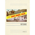 Vintage Lined Notebook Greetings from Santa Maria