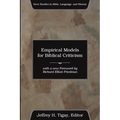 Empirical Models for Biblical Criticism