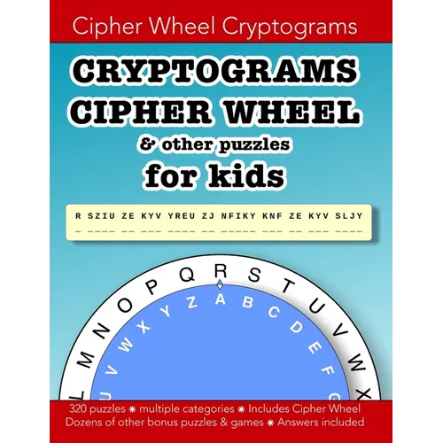 Cryptograms Cipher Wheel & other puzzles for kids: Education resources by Bounce Learning Kids