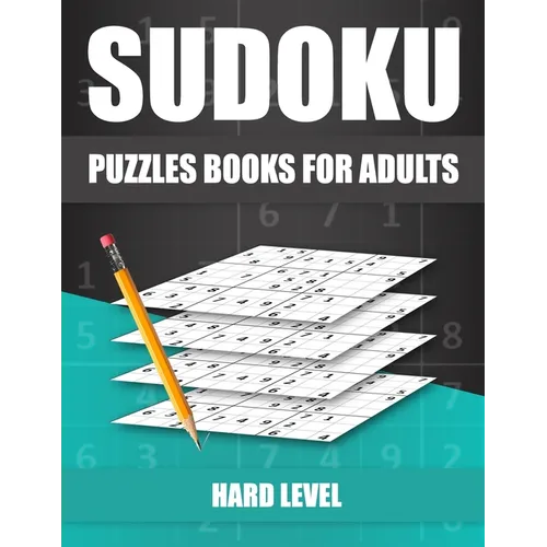 Sudoku for Adults: Hard Sudokus puzzles book for adults With Full Solutions