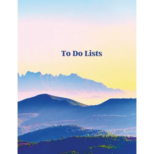 To Do Lists: Starter Book Blue