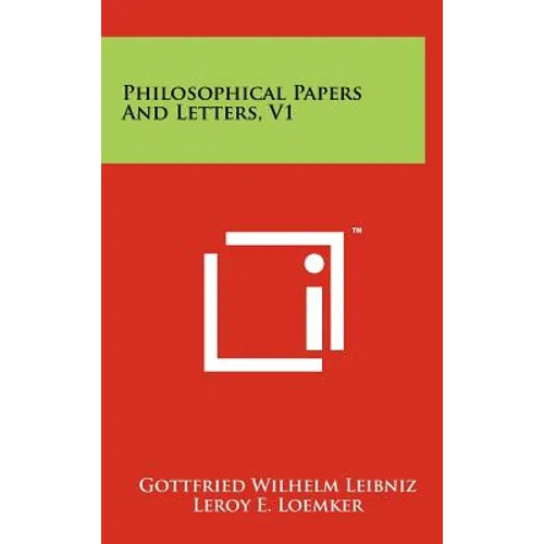 Philosophical Papers And Letters, V1