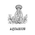 Aquarius: Coloring Book with Three Different Styles of All Twelve Signs of the Zodiac. 36 Individual Coloring Pages. 8.5 x 11