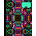 Abstract Curly Cues Composition Notebook, Wide Ruled, 100 Sheets/200 Pages, 8.5