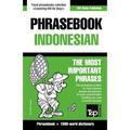 English-Indonesian phrasebook and 1500-word dictionary