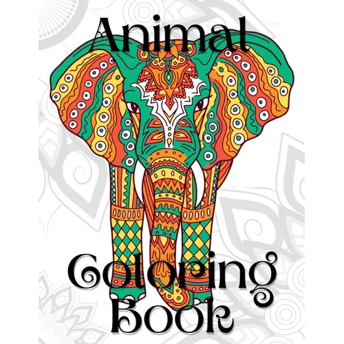 Animal Mandala Coloring Book