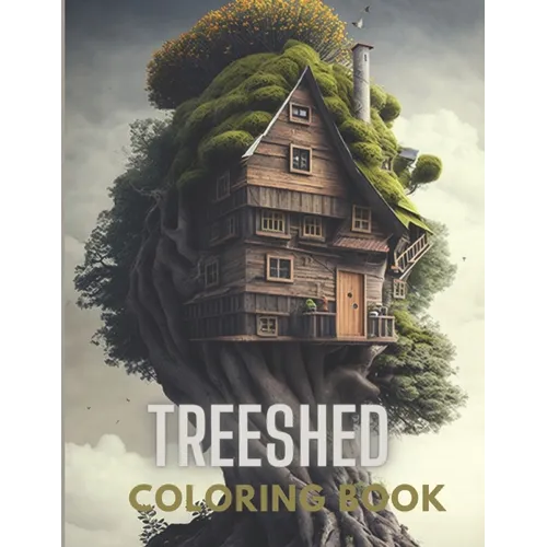"The Majestic Treehouse: A Magnificent Coloring Book for Grown-Ups