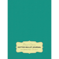 Large 8.5 x 11 Dotted Bullet Journal (Teal #7) Hardcover - 245 Numbered Pages