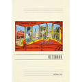 Vintage Lined Notebook Greetings from Peoria, Illinois