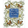When God Thinks of You He Smiles: Coloring Book
