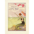 Vintage Lined Notebook Greetings from Cape May