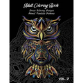 Adult Coloring Book Vol.2: Stress Relieving Designs, Animals Doodle and Mandala Patterns Coloring Book for Adults Vol.2