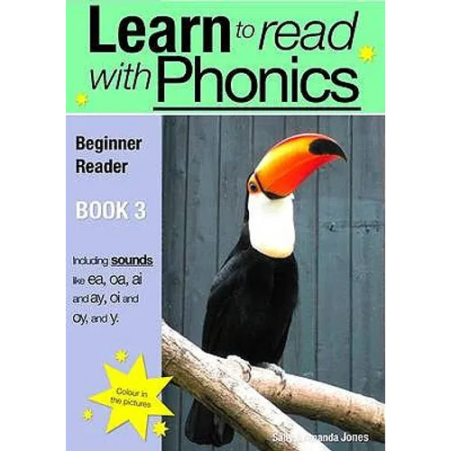 Learn to Read Rapidly with Phonics: Beginner Reader Book 3. A fun, colour in phonic reading scheme