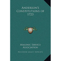 Anderson's Constitutions of 1723