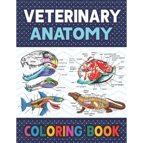 Veterinary Anatomy Coloring Book: Learn The Veterinary Anatomy With Fun & Easy. The New Surprising Magnificent Learning Structure For Veterinary Anato