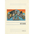 Vintage Lined Notebook Greetings from Chicago, Illinois
