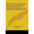 Wool, Wool Scouring, Wool Drying, Burr Picking, Carbonizing, Wool Mixing, Wool Oiling, Woolen Carding, Woolen Spinning, Woolen And Worsted Warp Prepar