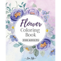 Flower Coloring Book for Adults: Botanical Garden Floral Patterns for Adults Relaxation