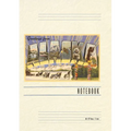 Vintage Lined Notebook Greetings from Alaska