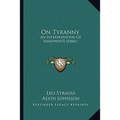 On Tyranny: An Interpretation Of Xenophon's Hiero