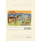 Vintage Lined Notebook Greetings from Wyoming - Paperback