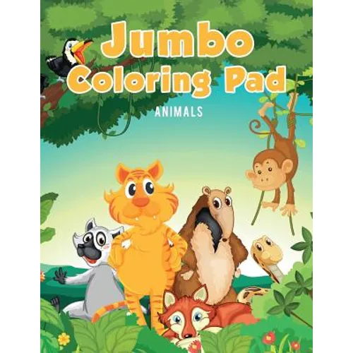 Jumbo Coloring Pad: Animals