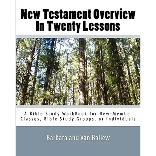 New Testament Overview In Twenty Lessons: A Bible Study Workbook For New-Member Classes, Bible Study Groups, Or Individuals