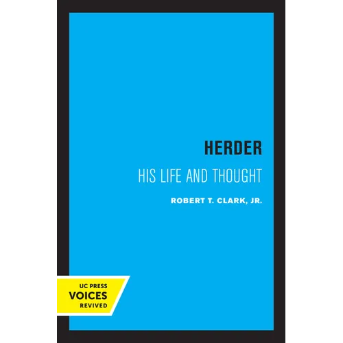 Herder: His Life and Thought