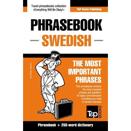English-Swedish phrasebook and 250-word mini dictionary