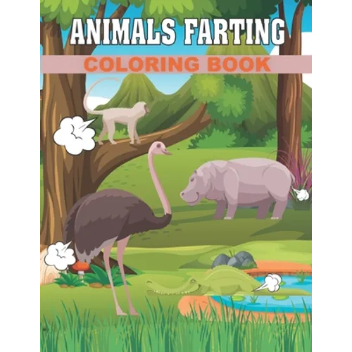 50 Animals farting Coloring Book