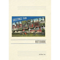 Vintage Lined Notebook Greetings from Auburn