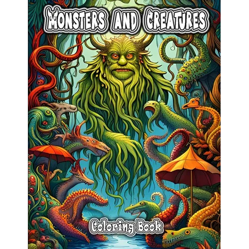 Monsters and Creatures Coloring Book