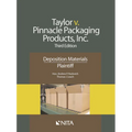 Taylor v. Pinnacle Packaging Products, Inc.: Deposition Materials, Plaintiff
