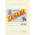 Vintage Lined Notebook Greetings from Canada