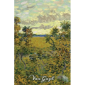 Sunset at Montmajour Van Gogh Note Book: Hardcover Journal Notebook Diary with Dot Grid, Lined, Blank Vintage Paper for Writing Drawing Journaling